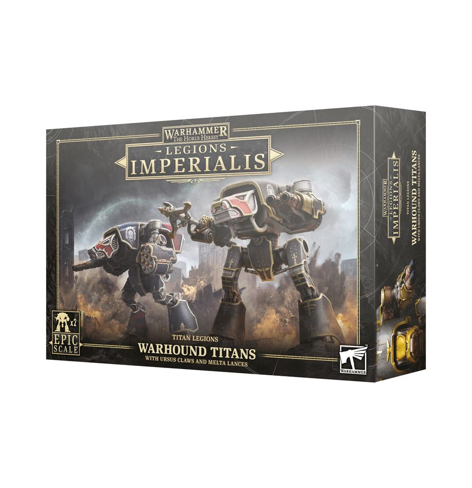LEGIONS IMPERIALIS: WARHOUND TITANS WITH URSUS CLAWS - Mighty Melee Games
