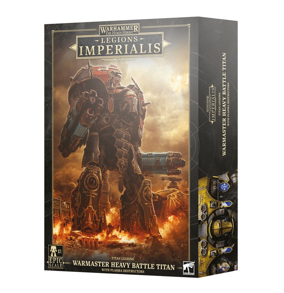 LEGIONS IMPERIALIS: WARMASTER HEAVY BATTLE TITAN WITH PLASMA DESTRUCTORS - Mighty Melee Games