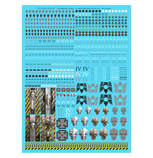 Iron Warriors Legion Transfer Sheet