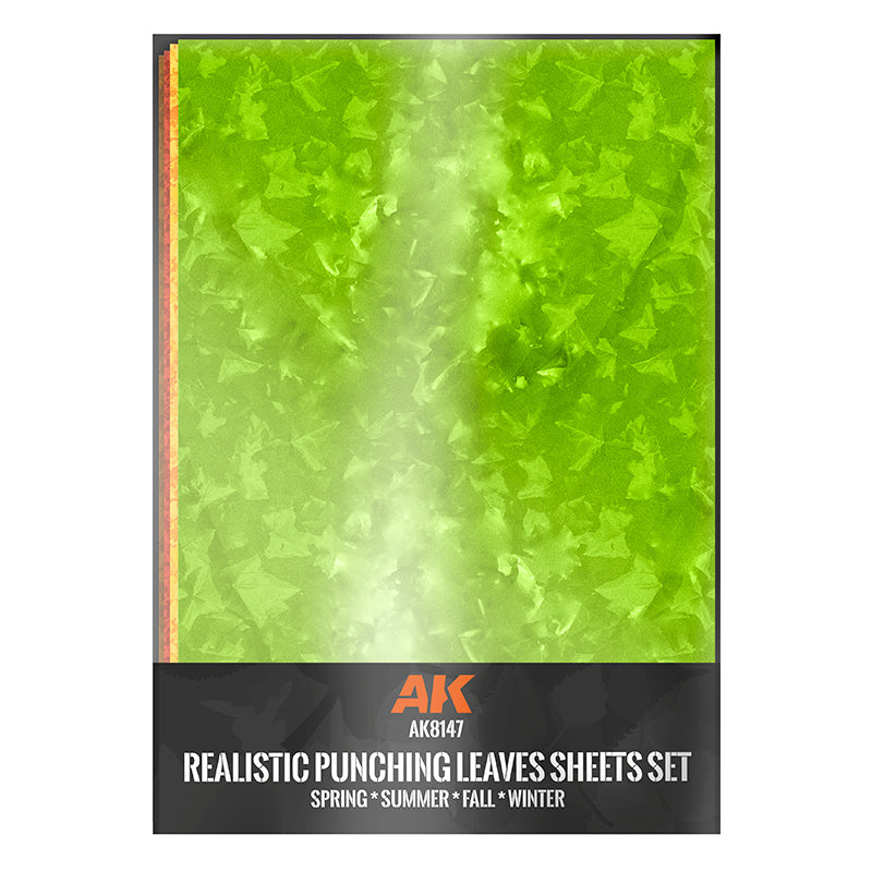 AK Tools: Punching Leaves Sheets Set (4 Units of A4-Size Sheets)