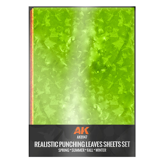 AK Tools: Punching Leaves Sheets Set (4 Units of A4-Size Sheets)
