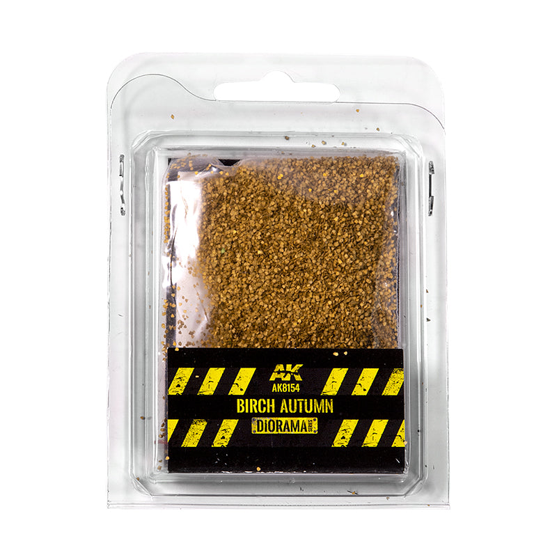 AK Interactive AK8154-1 Diorama Birch Autumn Leaves set, 28 mm scale, miniature autumn leaves in a 7-gram bag for model scenery.