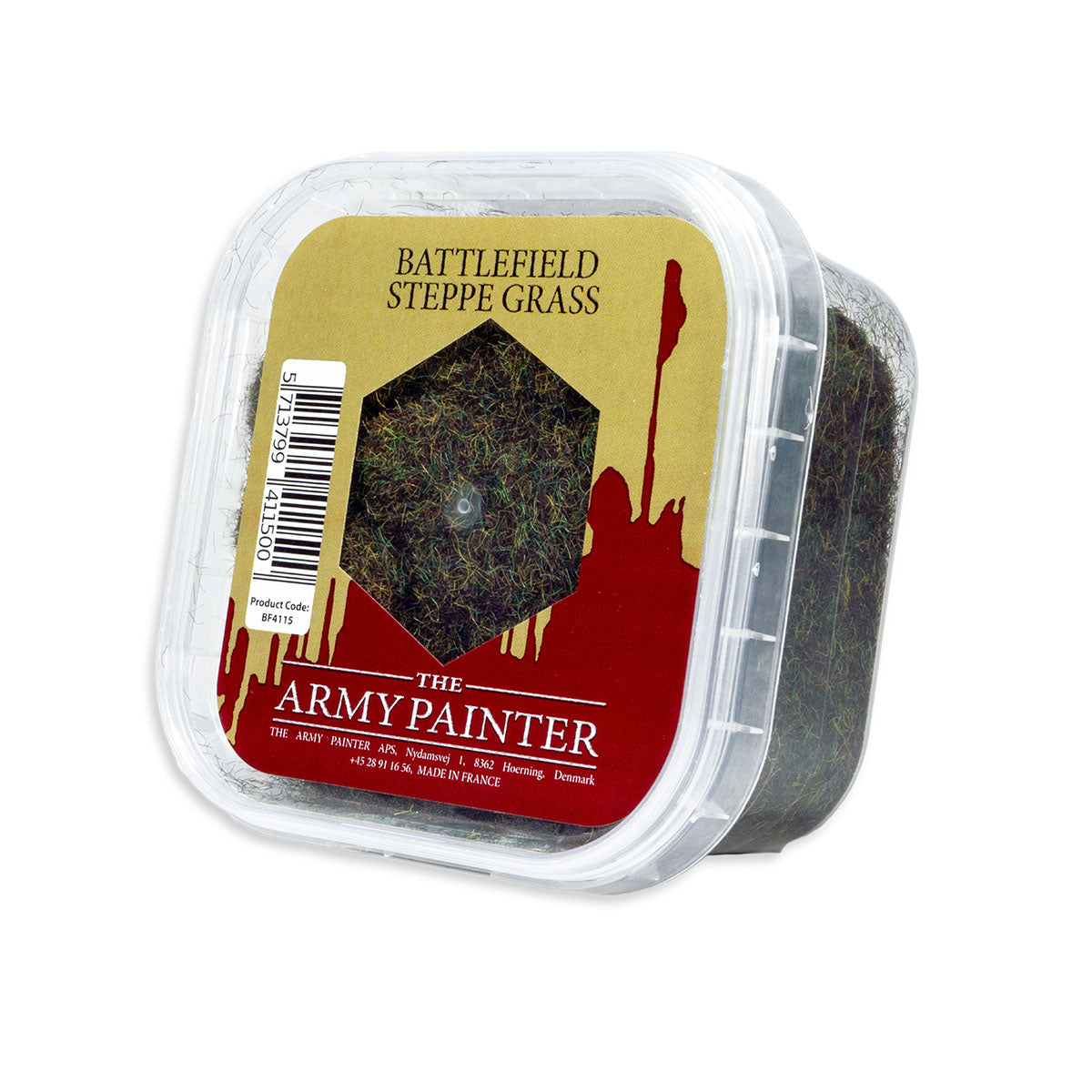 Battlefield Steppe Grass by The Army Painter, realistic model terrain featuring green grass and textured ground for miniature gaming.