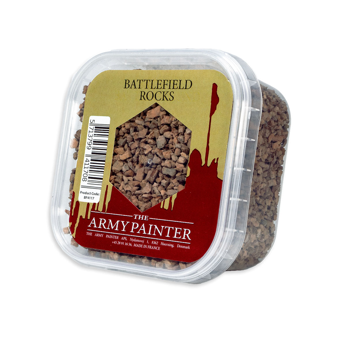 Close-up of Battlefield Rocks by The Army Painter, featuring realistic miniature rocks for tabletop gaming scenery.