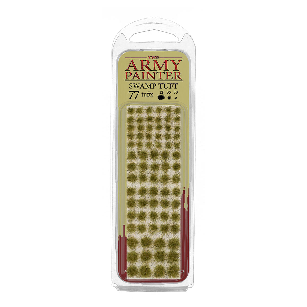 Swamp Tuft basing material from The Army Painter featuring green and brown textured tufts for miniature terrain.