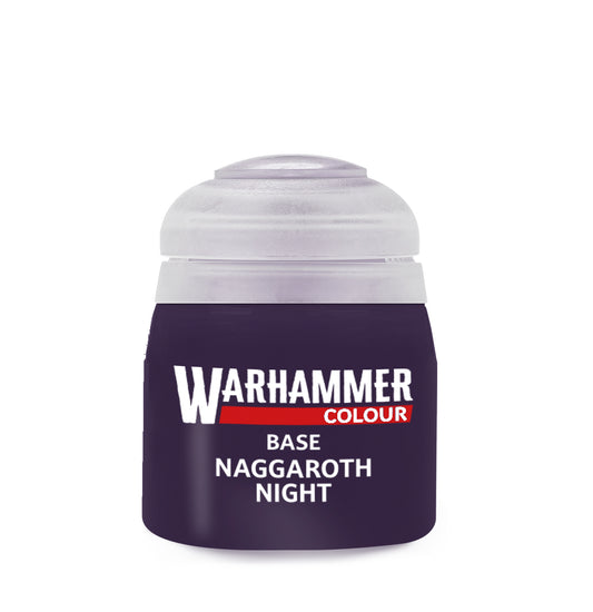 Warhammer Colour Base: Naggaroth Night, single 12ml pot