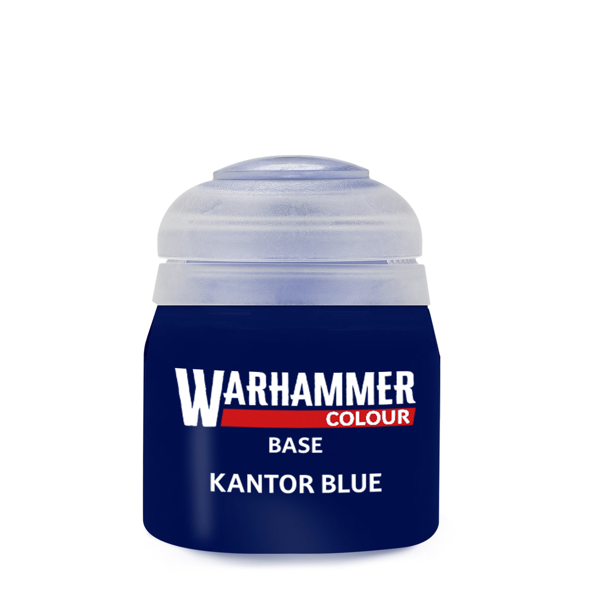 Kantor Blue paint by Games Workshop, 12ml bottle of vibrant blue acrylic paint for miniature modeling and hobby projects.