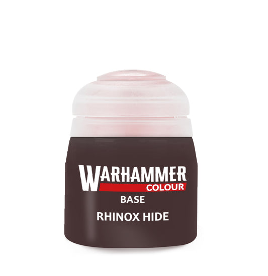 Warhammer Colour Base: Rhinox Hide, single 12ml pot