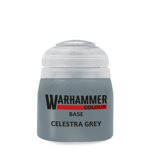Warhammer Colour Base: Celestra Grey, single 12ml pot