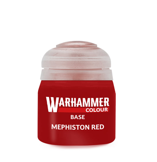 Warhammer Colour Base: Mephiston Red, single 12ml pot