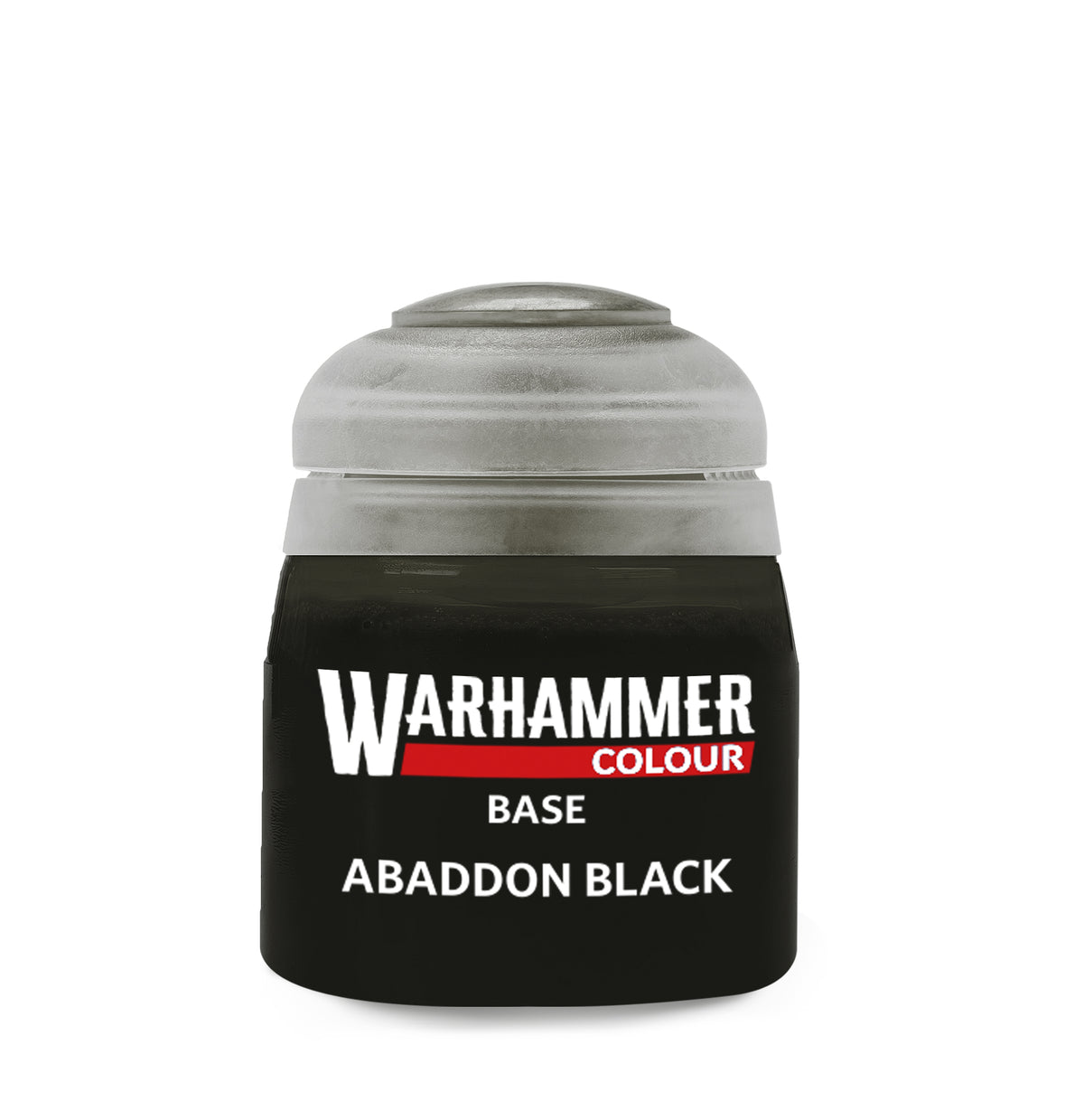 Warhammer Colour Base: Abaddon Black, single 12ml pot