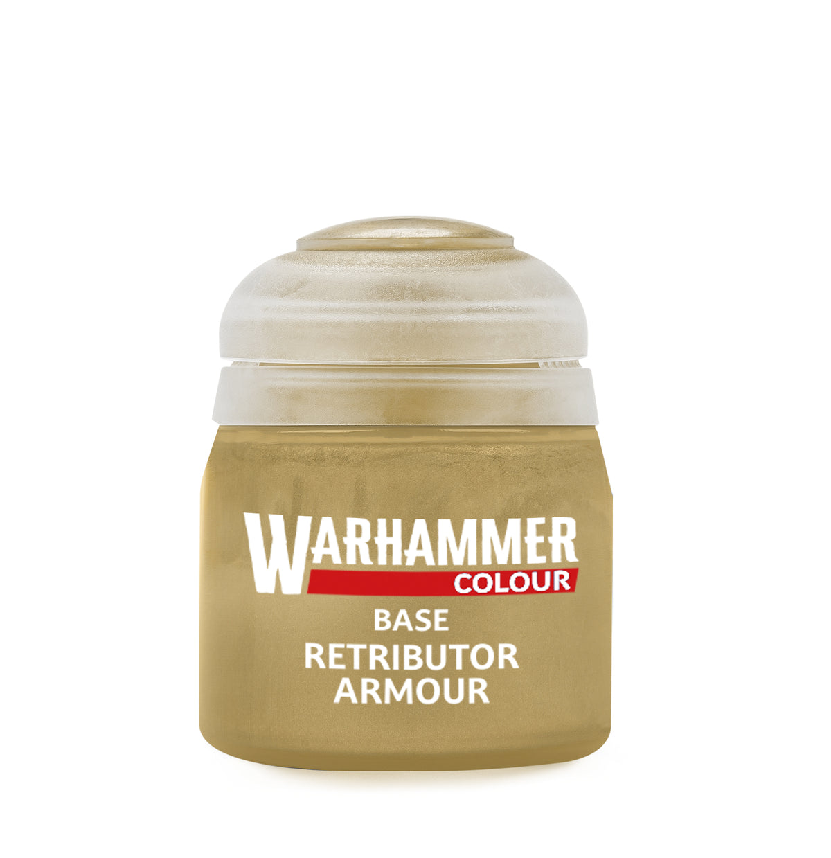 Retributor Armour 12ml Games Workshop paint bottle with red metallic paint for miniature models and hobby painting.