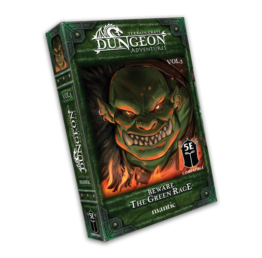Dungeon Adventures Vol 3: Beware the Green Rage - Mighty Melee Games