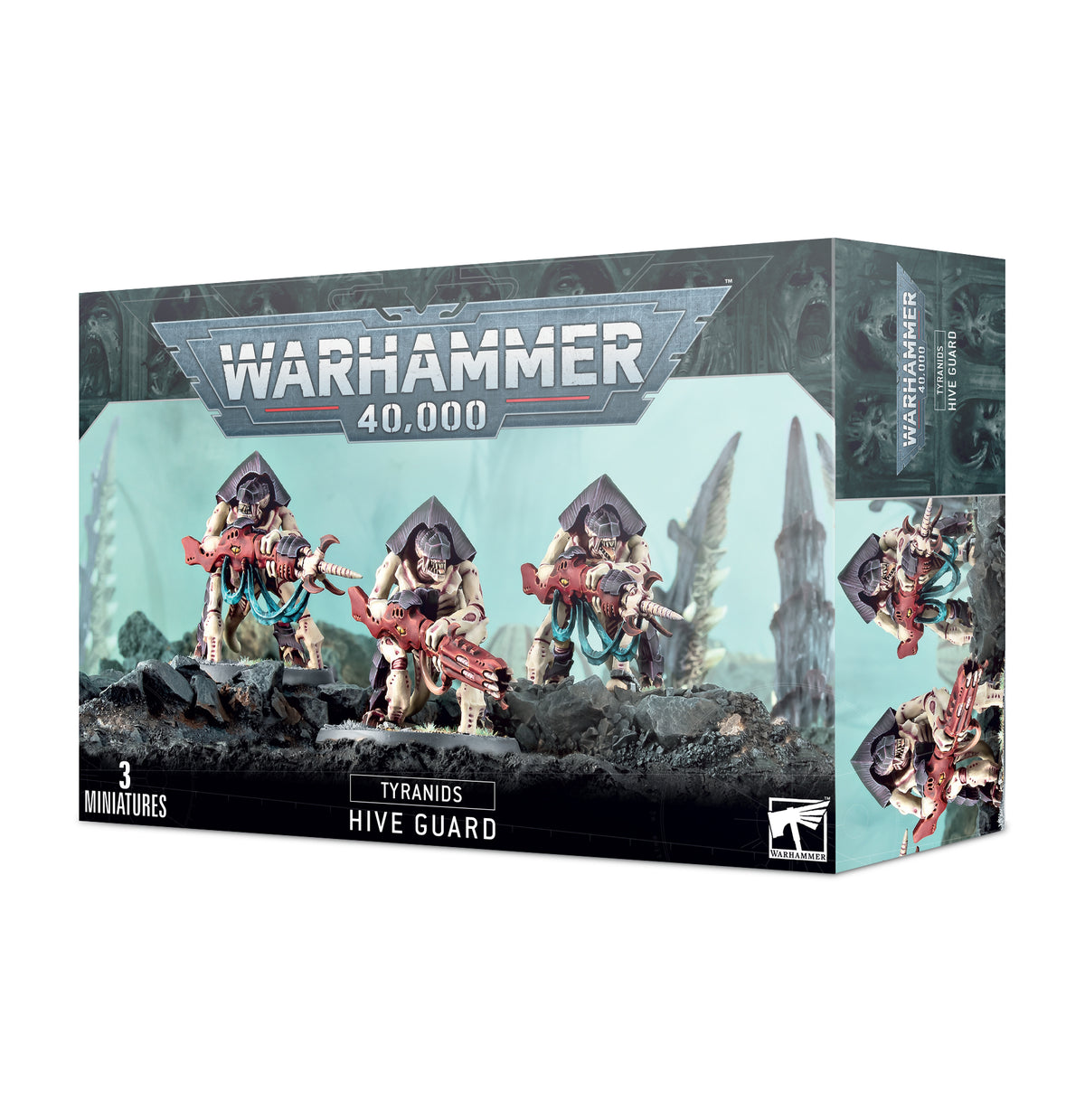 Games Workshop Tyranids Hive Guard miniature, detailed Tyranid Tyrant Guard figure for tabletop gaming.