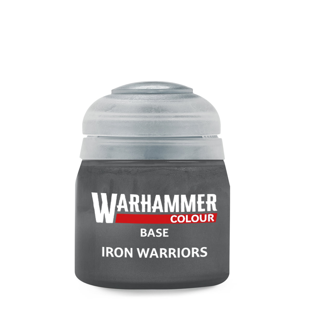 Warhammer Colour Base: Iron Warriors, single 12ml pot