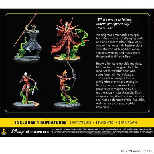 Witches of Dathomir (Mother Talzin) Squad Pack: Star Wars Shatterpoint - Mighty Melee Games