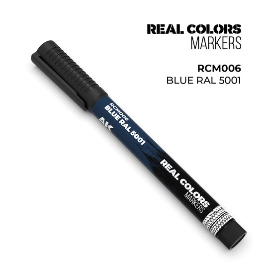 AK Interactive Real Colors Marker: Blue RAL5001