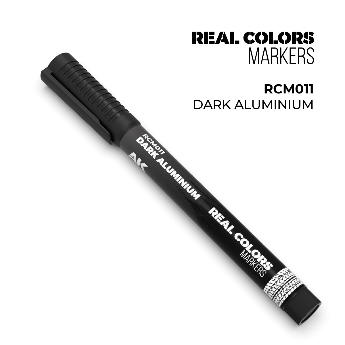 AK Interactive Real Colors Marker: Dark Aluminium