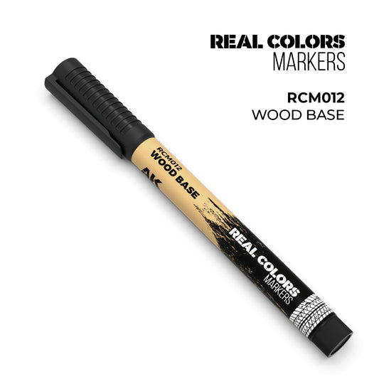 AK Interactive Real Colors Marker: Wood Base