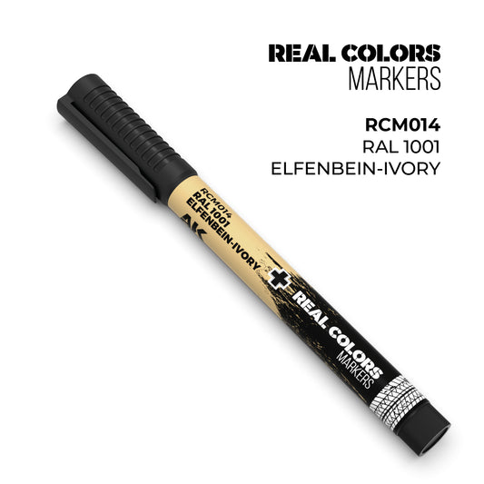 AK Interactive Real Colors Marker: RAL 1001 Elfenbein-ivory