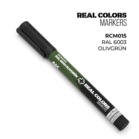 AK Interactive Real Colors Marker: RAL 6003 Olivgrün