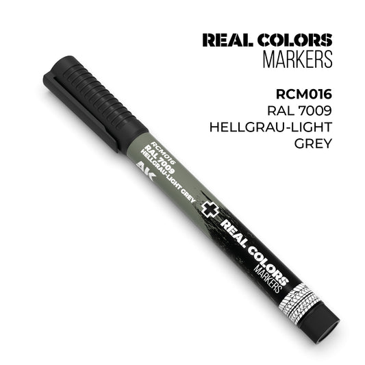 AK Interactive Real Colors Marker: RAL 7009 Hellgrau-light Grey