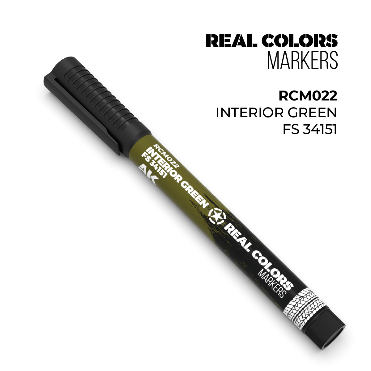 AK Interactive Real Colors Marker: Interior Green FS 34151