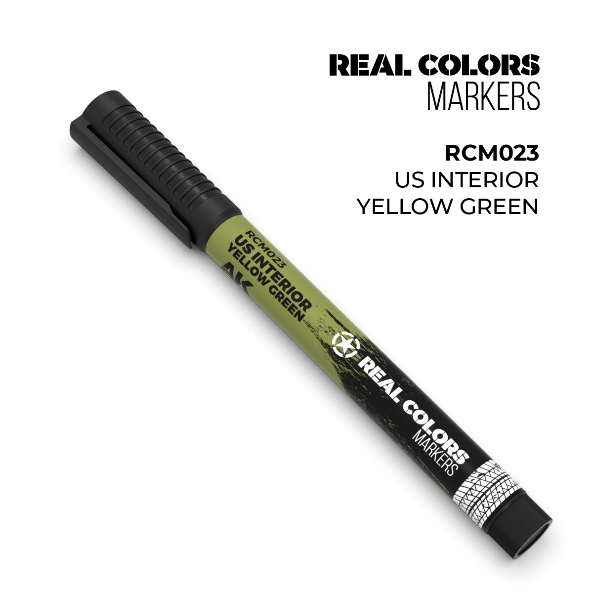 AK Interactive Real Colors Marker: US Interior Yellow Green