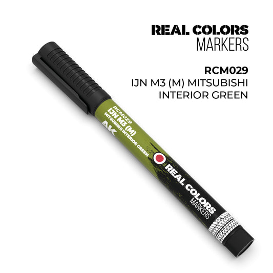 AK Interactive Real Colors Marker: IJN M3 (M) Mitsubishi Interior Green