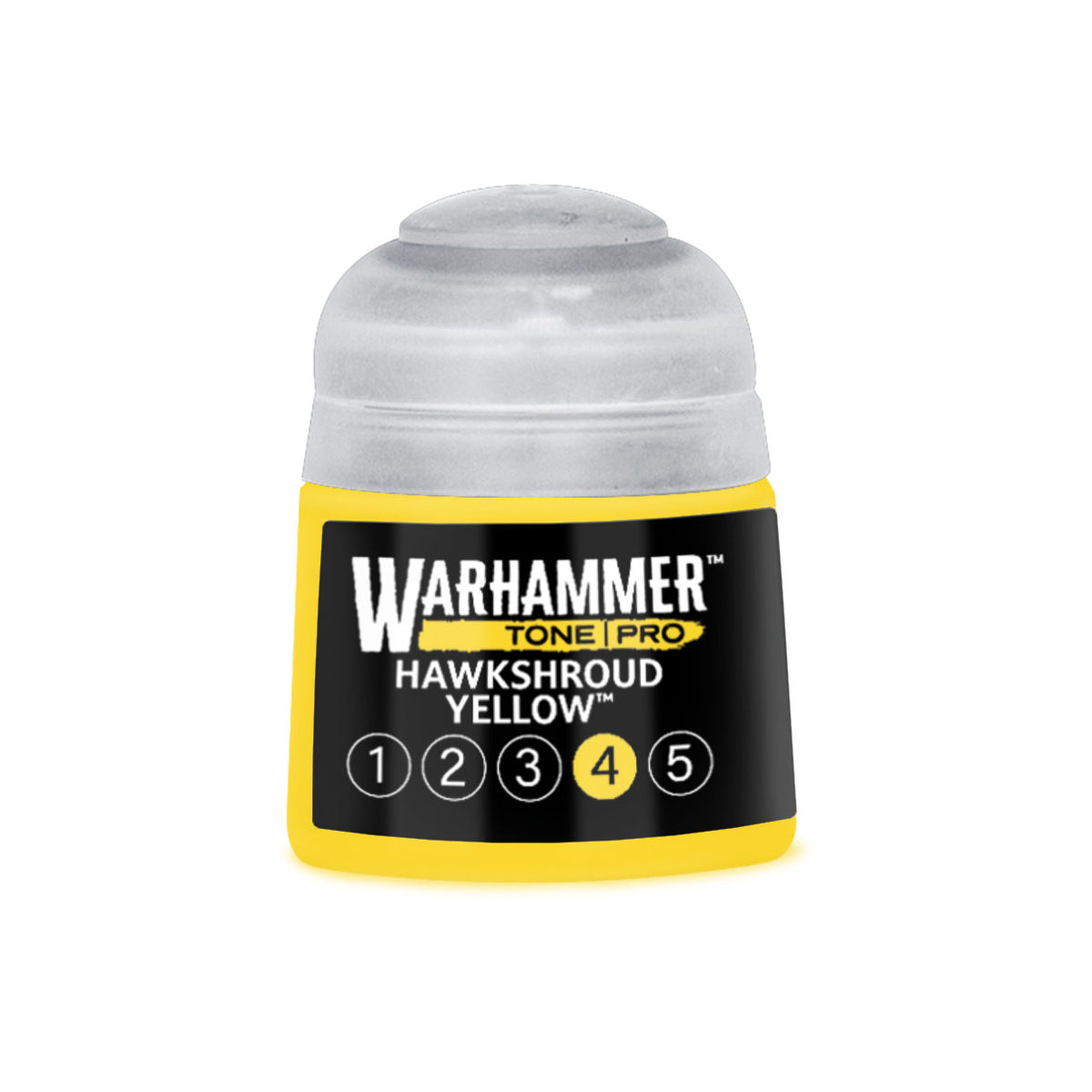 Warhammer Tone Pro: Hawkshroud Yellow 4 12ml – individual pot
