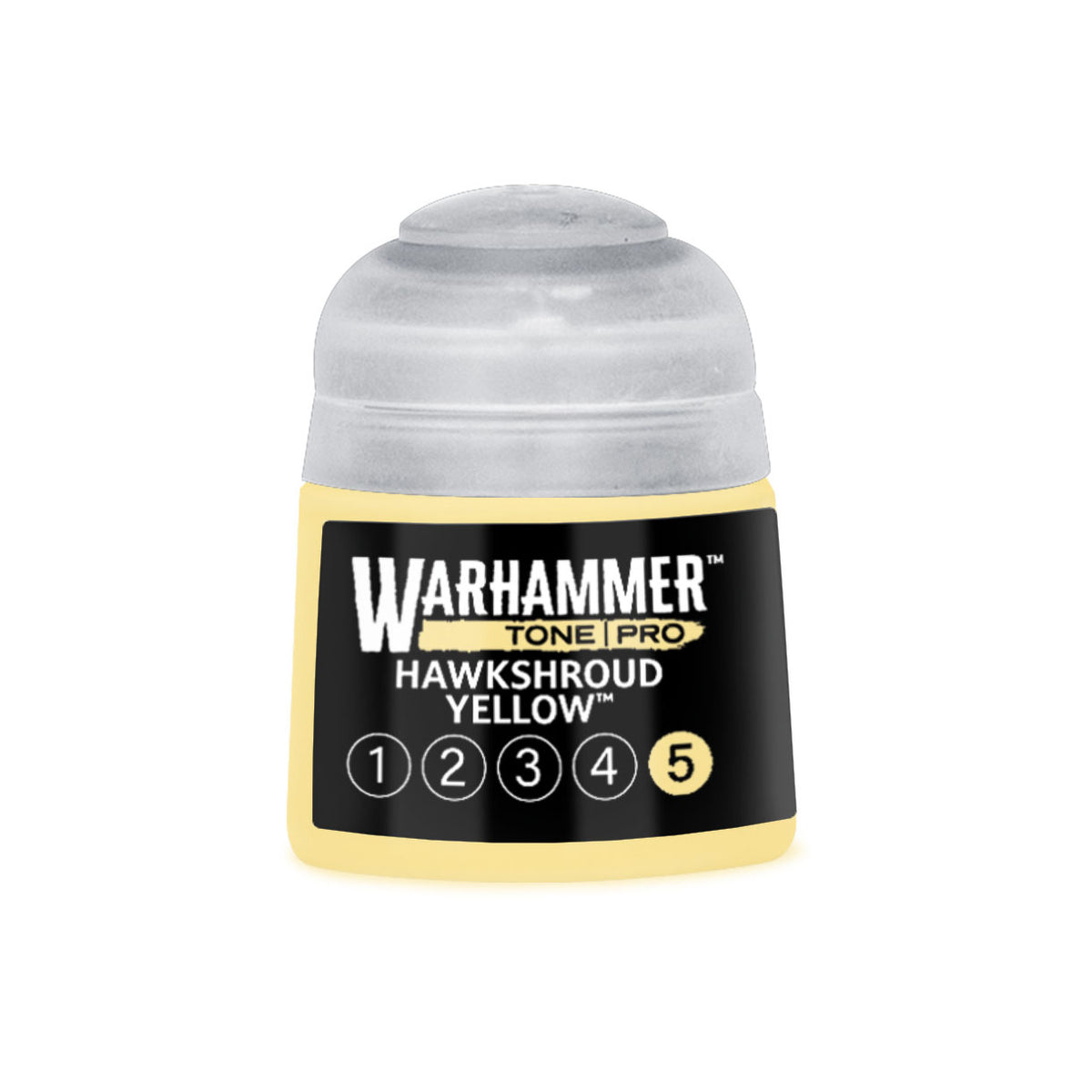 Warhammer Tone Pro: Hawkshroud Yellow 5 12ml – individual pot