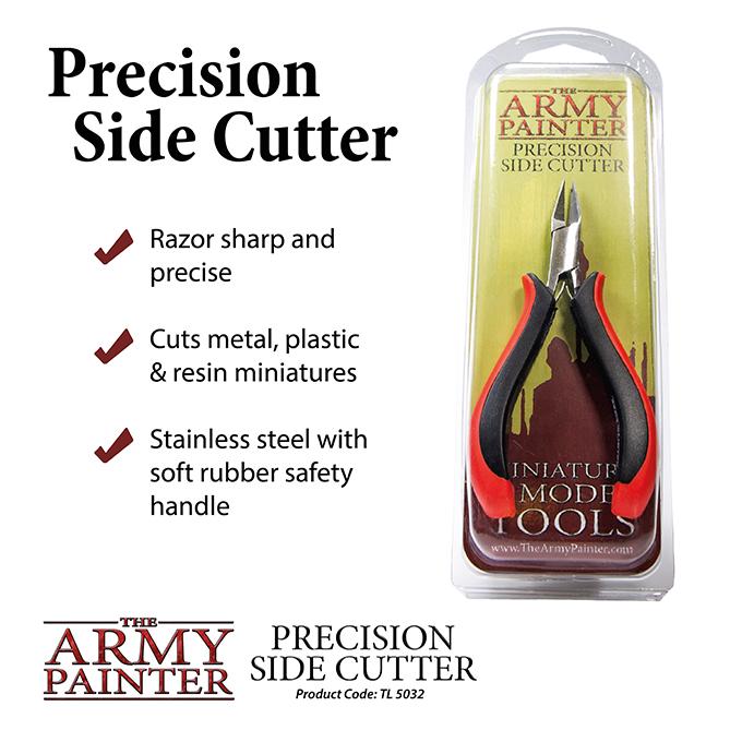 Warlord Games Precision Side Cutter with sharp metal blades for detailed model and miniature cutting tasks.