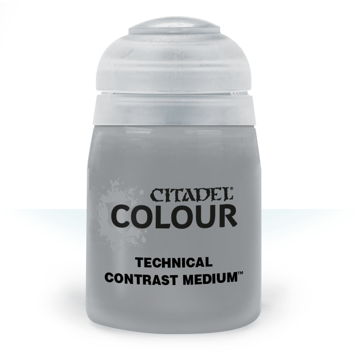 Games Workshop Contrast Medium paint in 24ml bottle, used for enhancing and blending miniature paint colors.