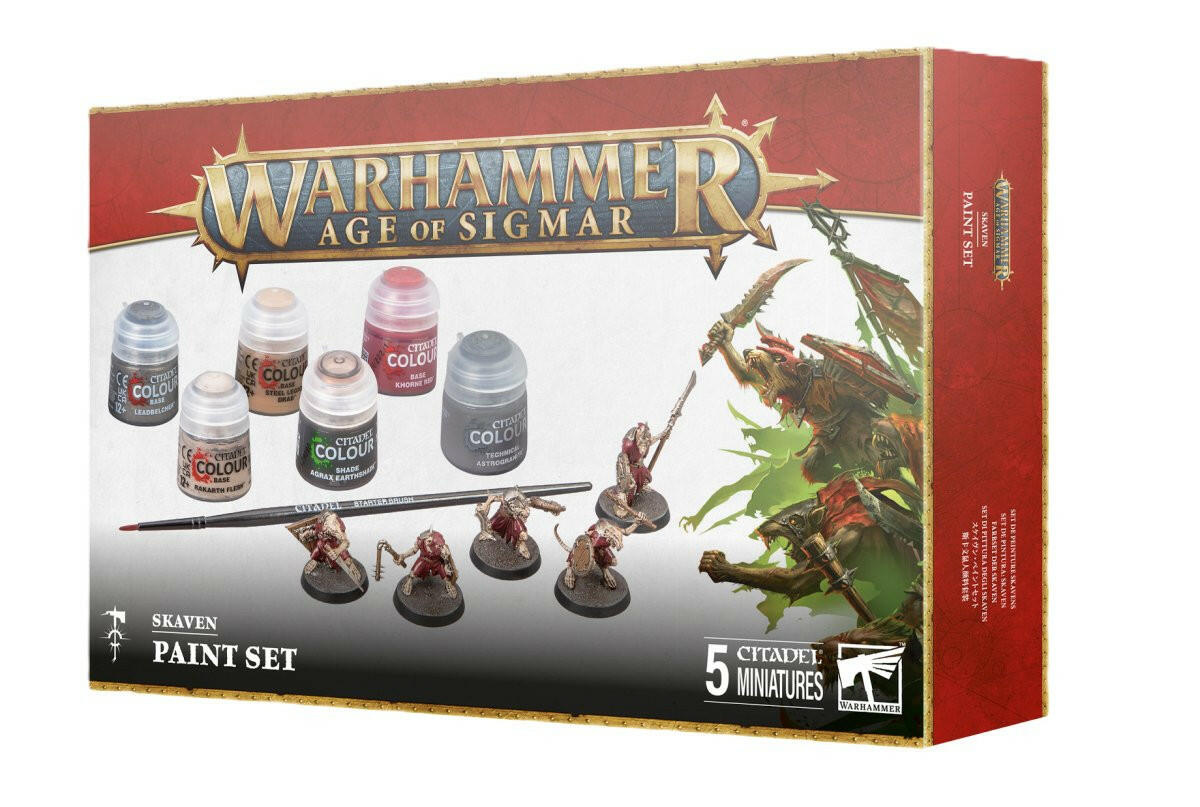 AGE OF SIGMAR: SKAVEN - PAINT SET (4th Edition) - Mighty Melee Games