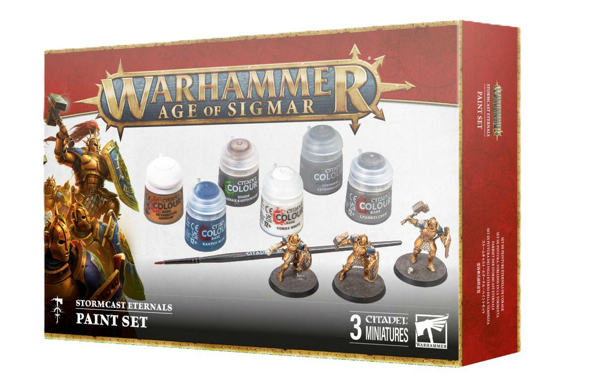 AGE OF SIGMAR: STORMCAST ETERNALS - PAINT SET - Mighty Melee Games