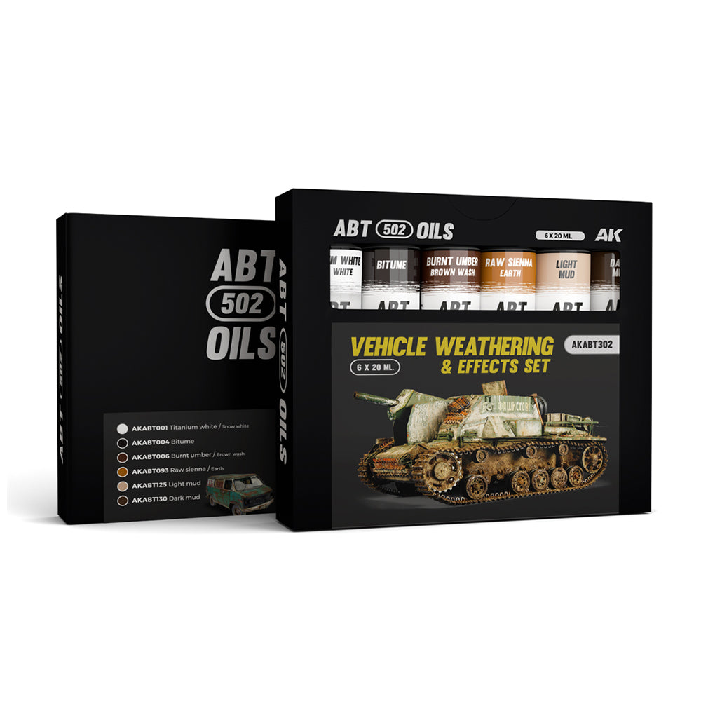 ABT 502 Oils - Vehicle Weathering & Effects Set