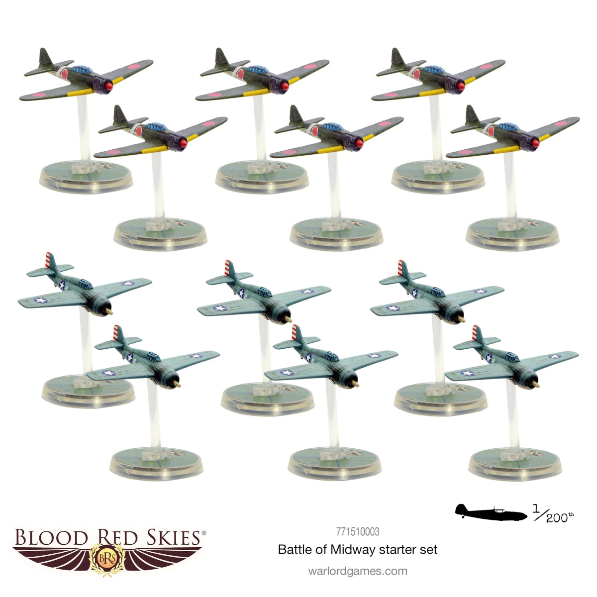 Blood Red Skies: The Battle of Midway starter set - Mighty Melee Games