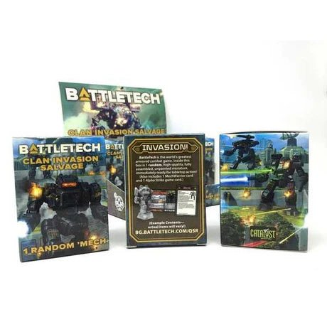 BattleTech Clan Invasion Salvage Blind Box (Unit) - Mighty Melee Games