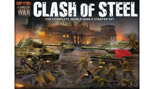 Clash of Steel Starter Set (LW German vs Soviet) - Mighty Melee Games