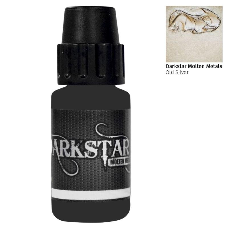 Darkstar Molten Metals Old Silver (17ml) - Mighty Melee Games