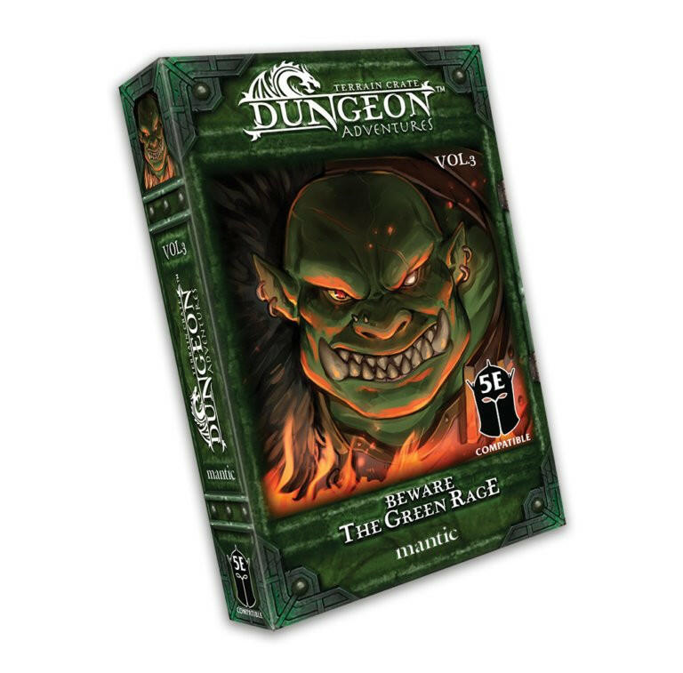 Dungeon Adventures Vol 3: Beware the Green Rage - Mighty Melee Games