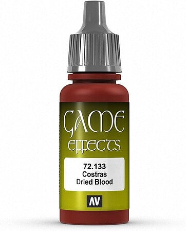 Creative Models Vallejo Game Color dried blood paint in a jar, suitable for miniature detailing and model painting.