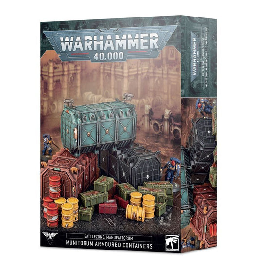 BATTLEZONE MANUFACTORUM: MUNITORUM ARMOURED CONTAINERS - Mighty Melee Games