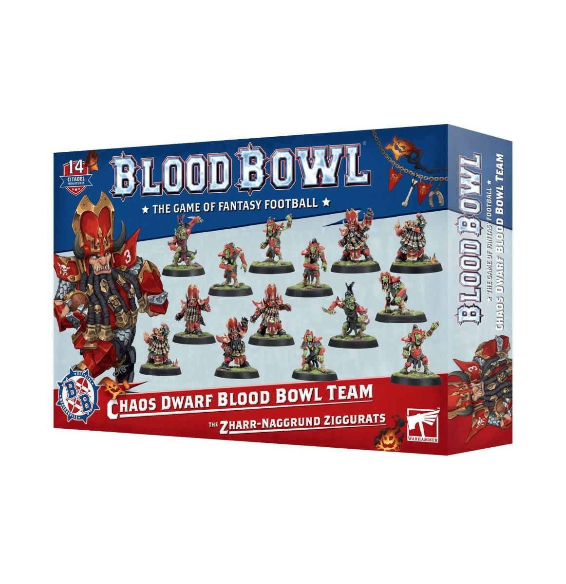 BLOOD BOWL: CHAOS DWARF TEAM - Mighty Melee Games