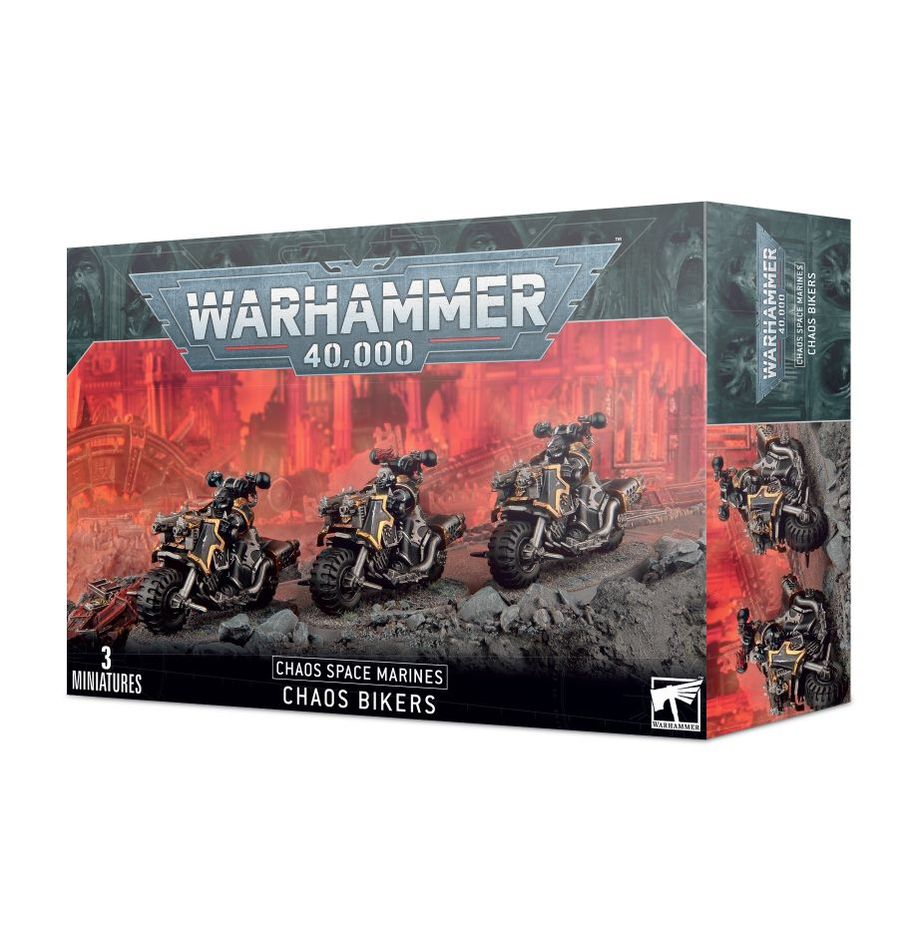 CHAOS SPACE MARINES: CHAOS BIKERS - Mighty Melee Games
