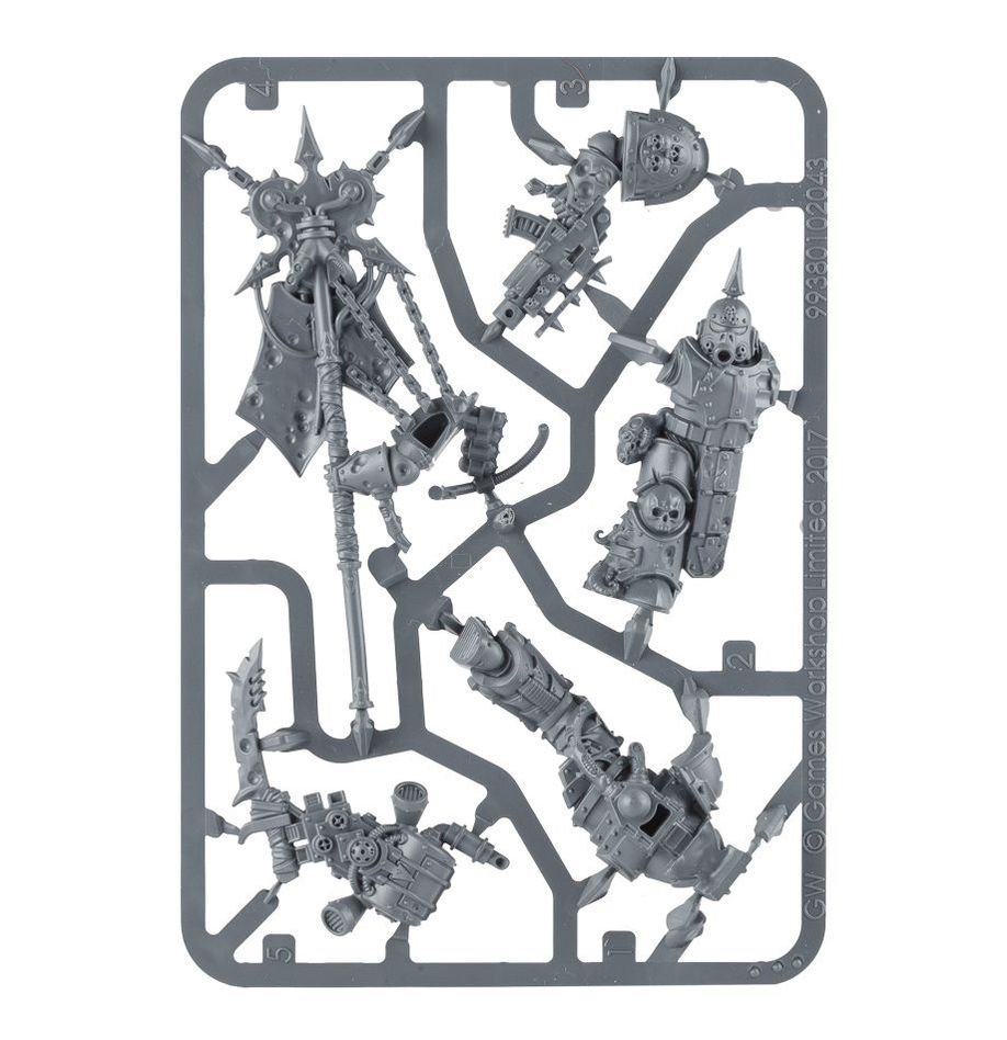 DEATH GUARD: PLAGUE MARINE ICON BEARER - Mighty Melee Games