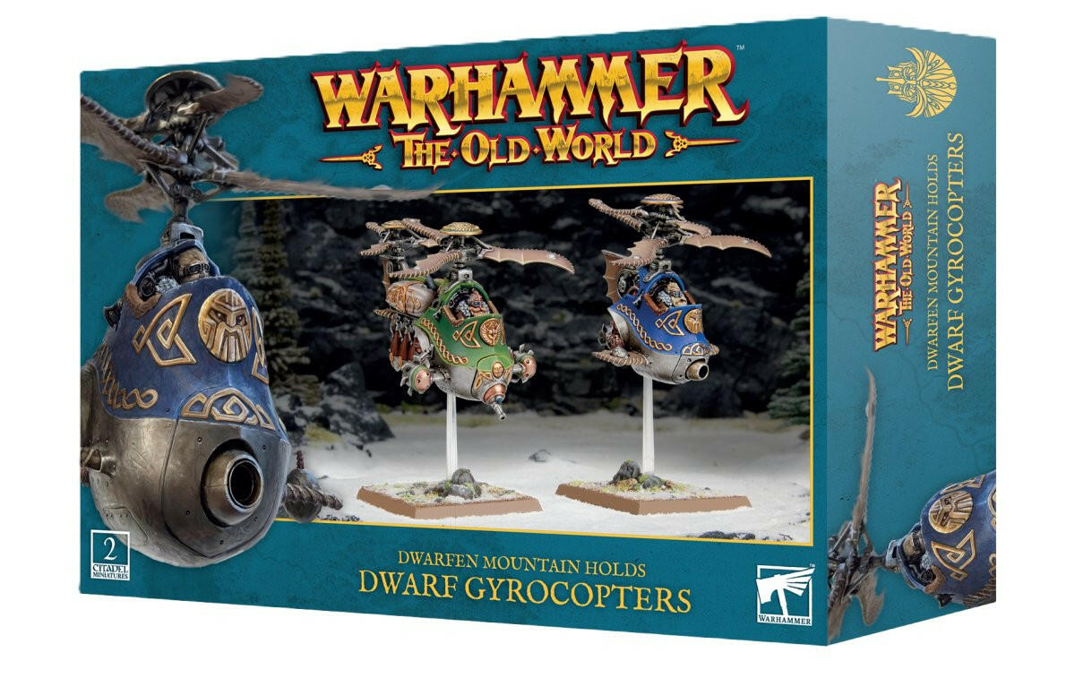 DWARFEN MOUNTAIN HOLDS: GYROCOPTERS & GYROBOMBERS - Mighty Melee Games