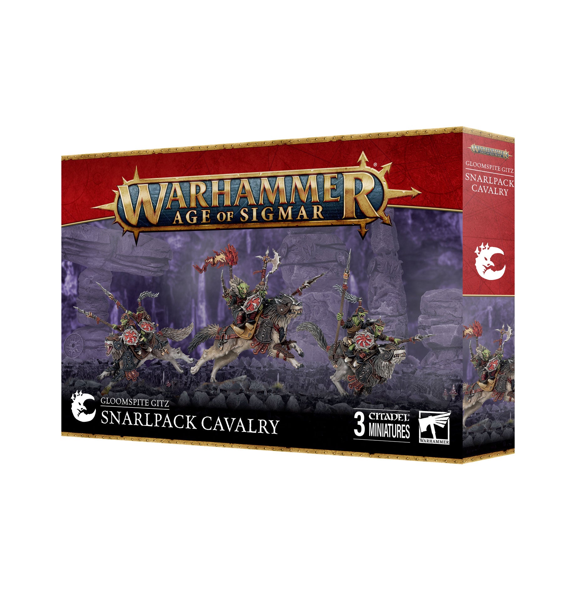 GLOOMSPITE GITZ: SNARLPACK CAVALRY - Mighty Melee Games