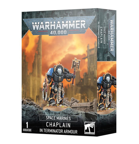 SPACE MARINES: CHAPLAIN IN TERMINATOR ARMOUR - Mighty Melee Games