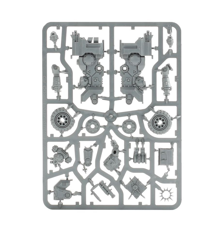 SPACE MARINES: PRIMARIS CHAPLAIN ON BIKE - Mighty Melee Games